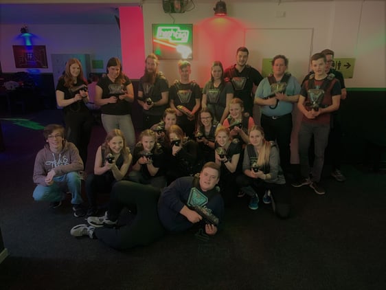 Ausflug zu #hashtag Lasertag