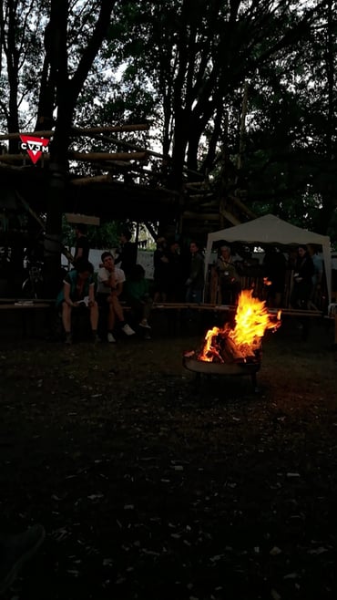 Abendsegen im CVJM-Baumhauscamp